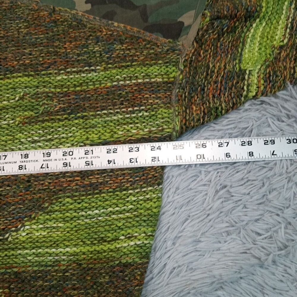 Free People Green and Orange Camouflage Cardigan - Picture 3 of 10